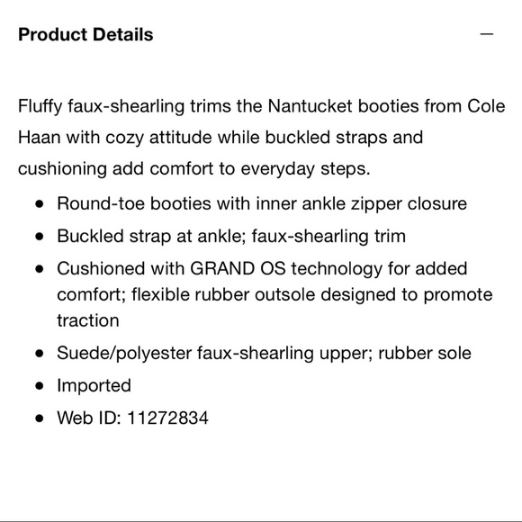 NIB Cole Haan Nantucket Cozy Ankle Boots Bootie - Picture 10 of 14